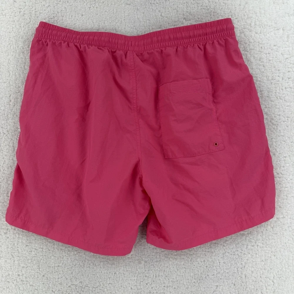 Empyre Swim Shorts‎ Mens Medium Pink Nylon Trunks Elastic Waist Quick Dry Beach